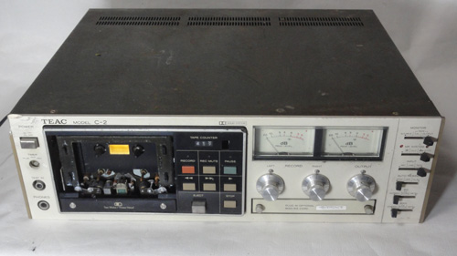 TEAC カセットデッキ V-6030S ゴールド ジャンク 電源OK TEAC カセット