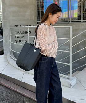 Letra/レトラ】メルカドバケットロングハンドルバッグ（4-0527-2-32