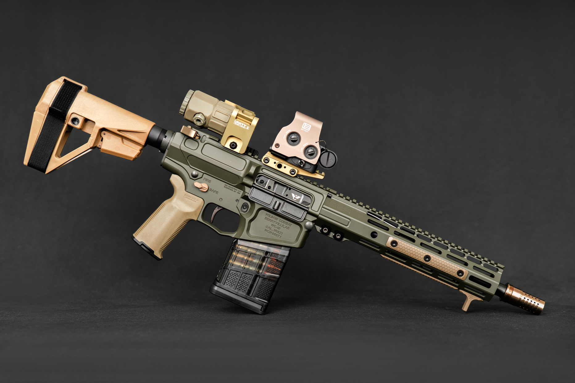 Wilson Combat – 8.6 Blackout – Magpul OD Green & FDE – 12″ PDW