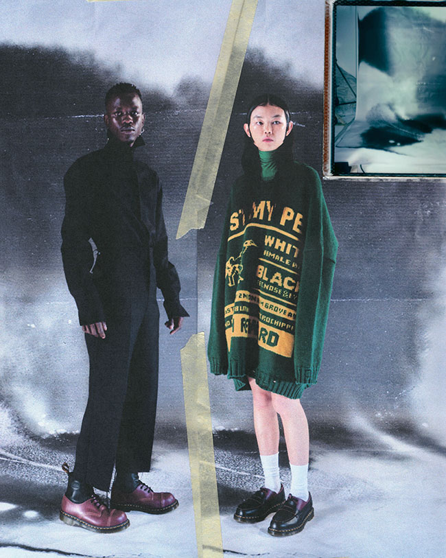 MM6 Maison Margiela x Dr. Martens」初のコラボシューズ誕生