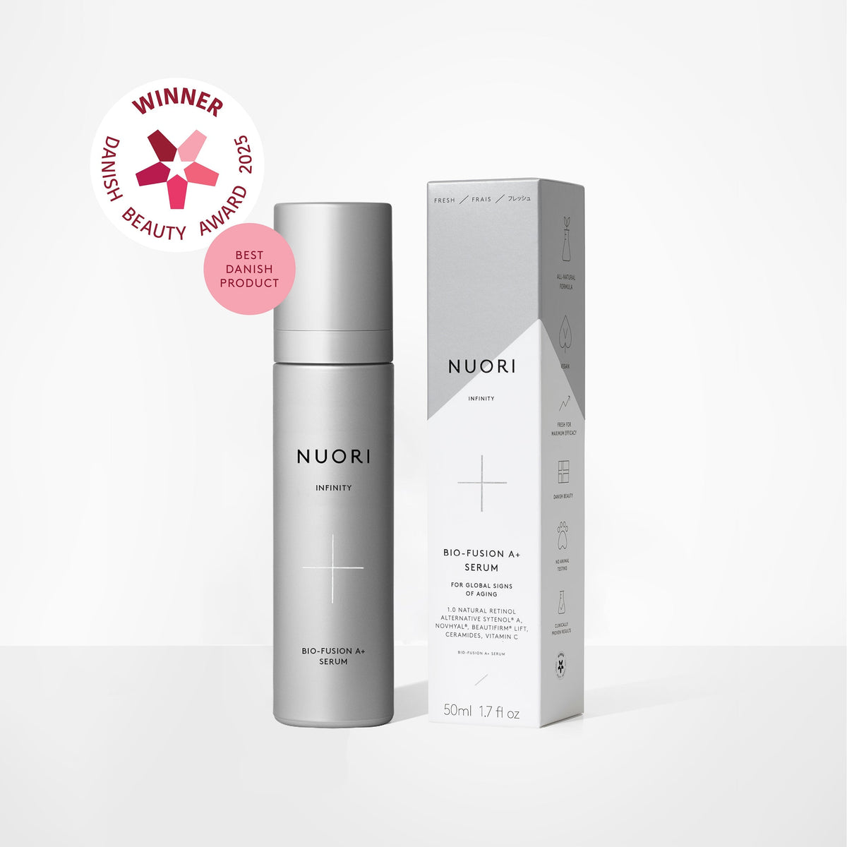 NUORI Infinity Bio-Active Lift Facial Cream｜All-natural cream for