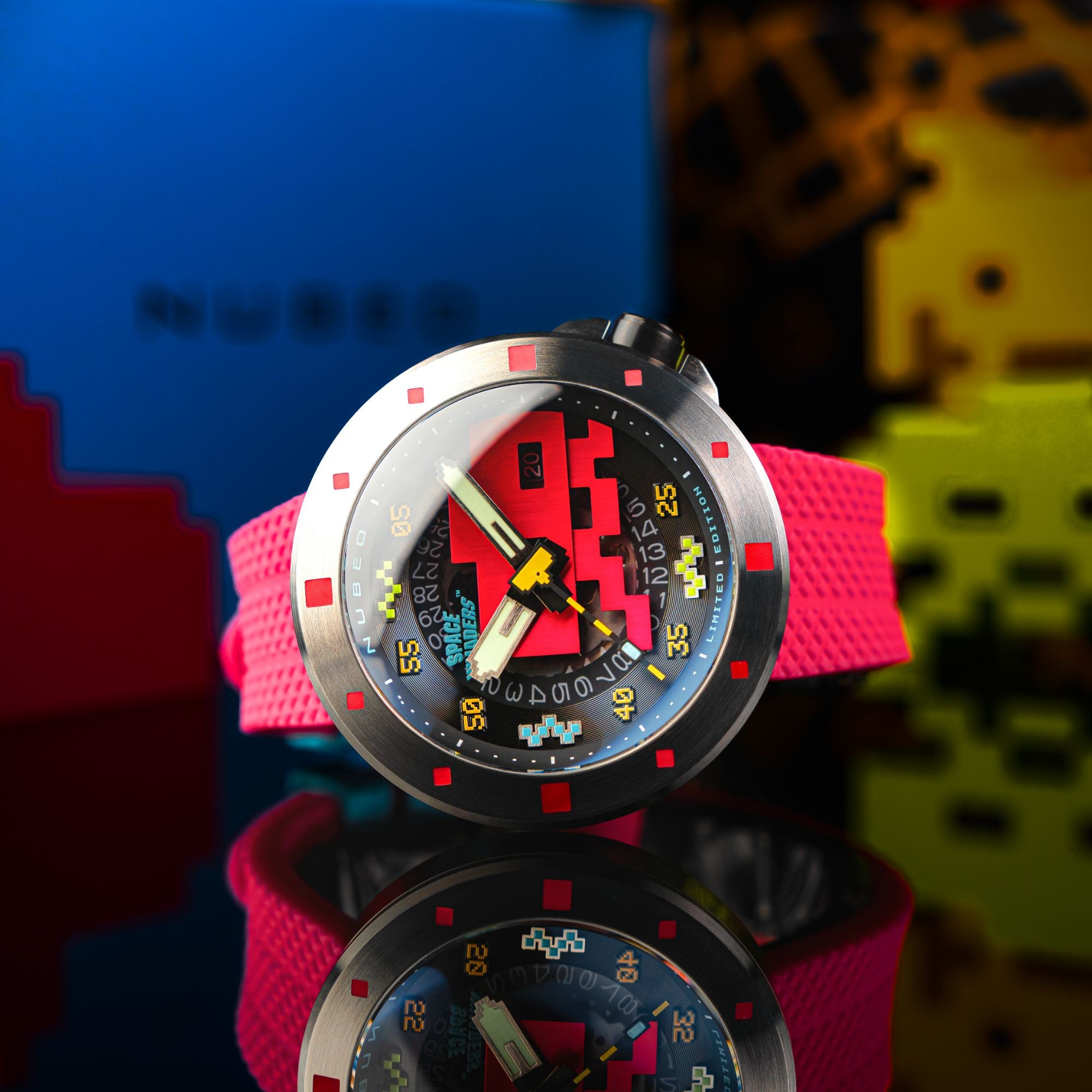 Plasma Pink | Cassini Automatic Space Invaders Limited Edition
