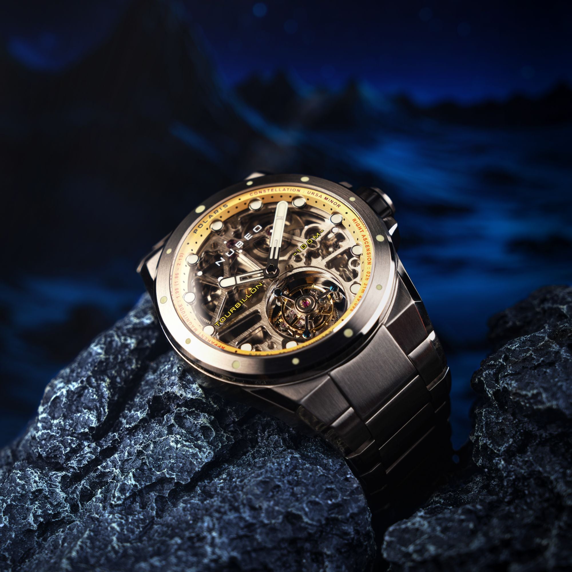 Sphere Silver | Polaris Tourbillon Limited Edition – Nubeo Watches