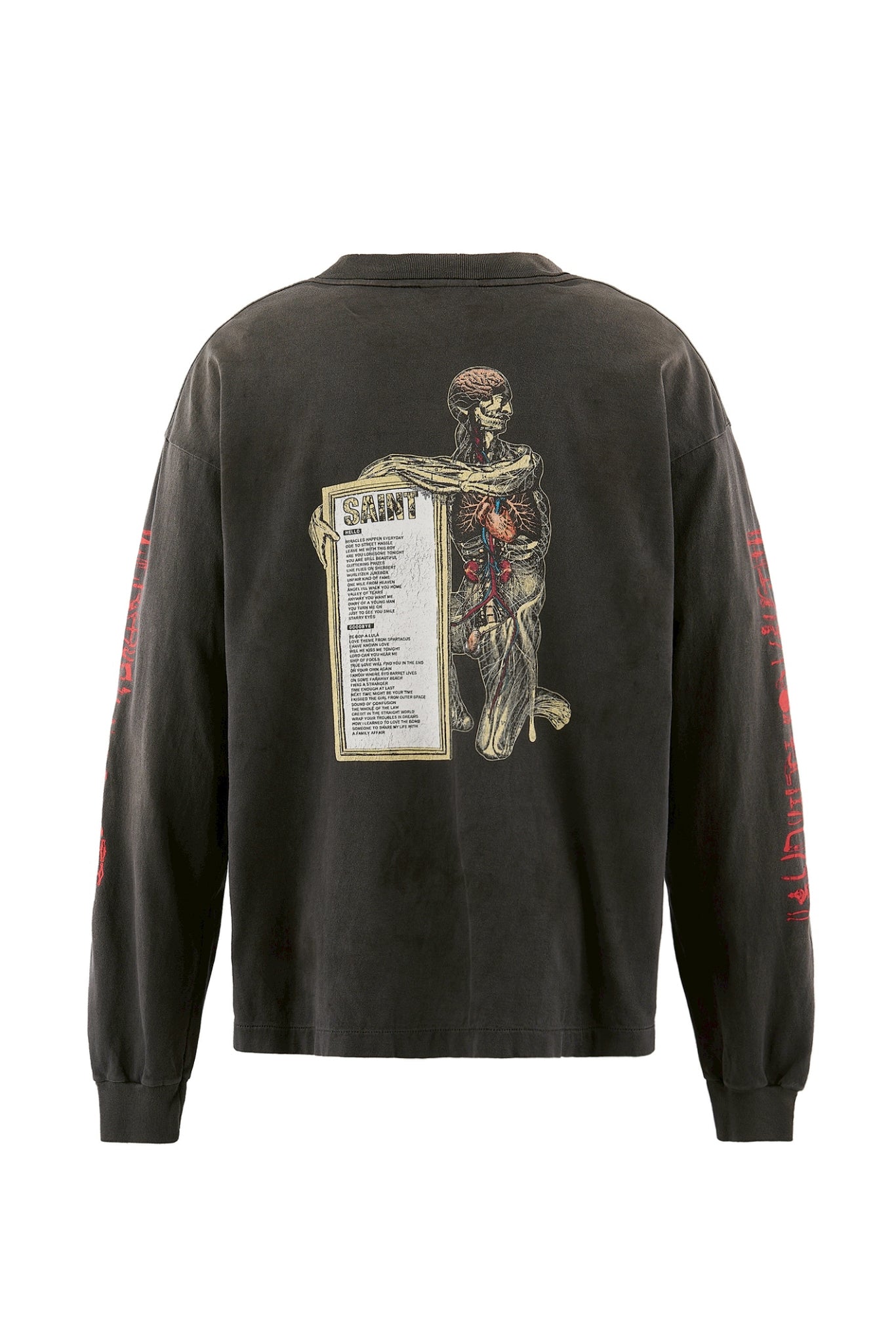 SAINT Mxxxxxx セントマイケル SS26 LS T-SHIRT/SAINT 666 / BLK