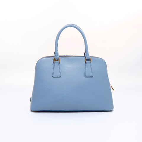 プラダ PRADA サフィアーノ 2way ハンドバッグ ブルー WS7145 – NUIR