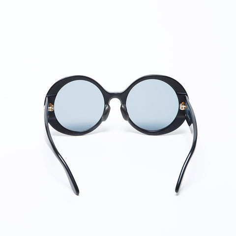 シャネル CHANEL ラウンド 丸形 ココマーク サングラス ブラック