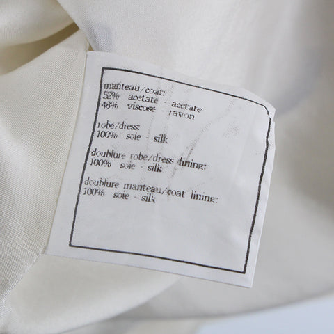 シャネル CHANEL ココマーク ロゴ ワンピース ホワイト P4040 – NUIR