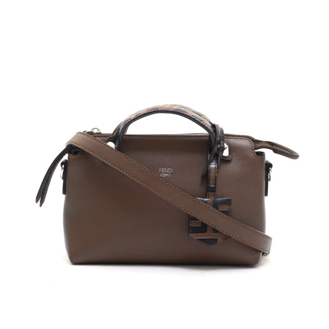 フェンディ FENDI ズッカ バイザウェイ ミニ ショルダーバッグ モカ