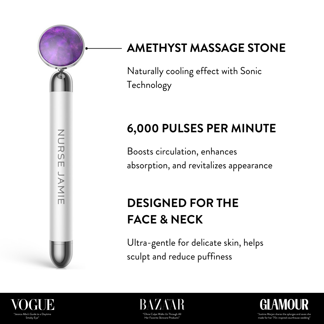 NuVibe RX® Amethyst Massaging Beauty Tool – Enhance Skin Vitality