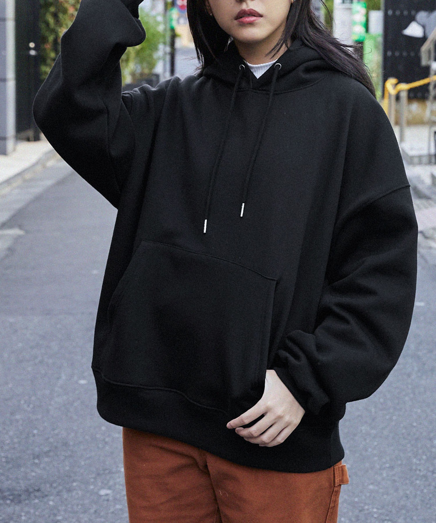 12oz ヘビーウェイト ビッグシルエット プルオーバー パーカー MONO