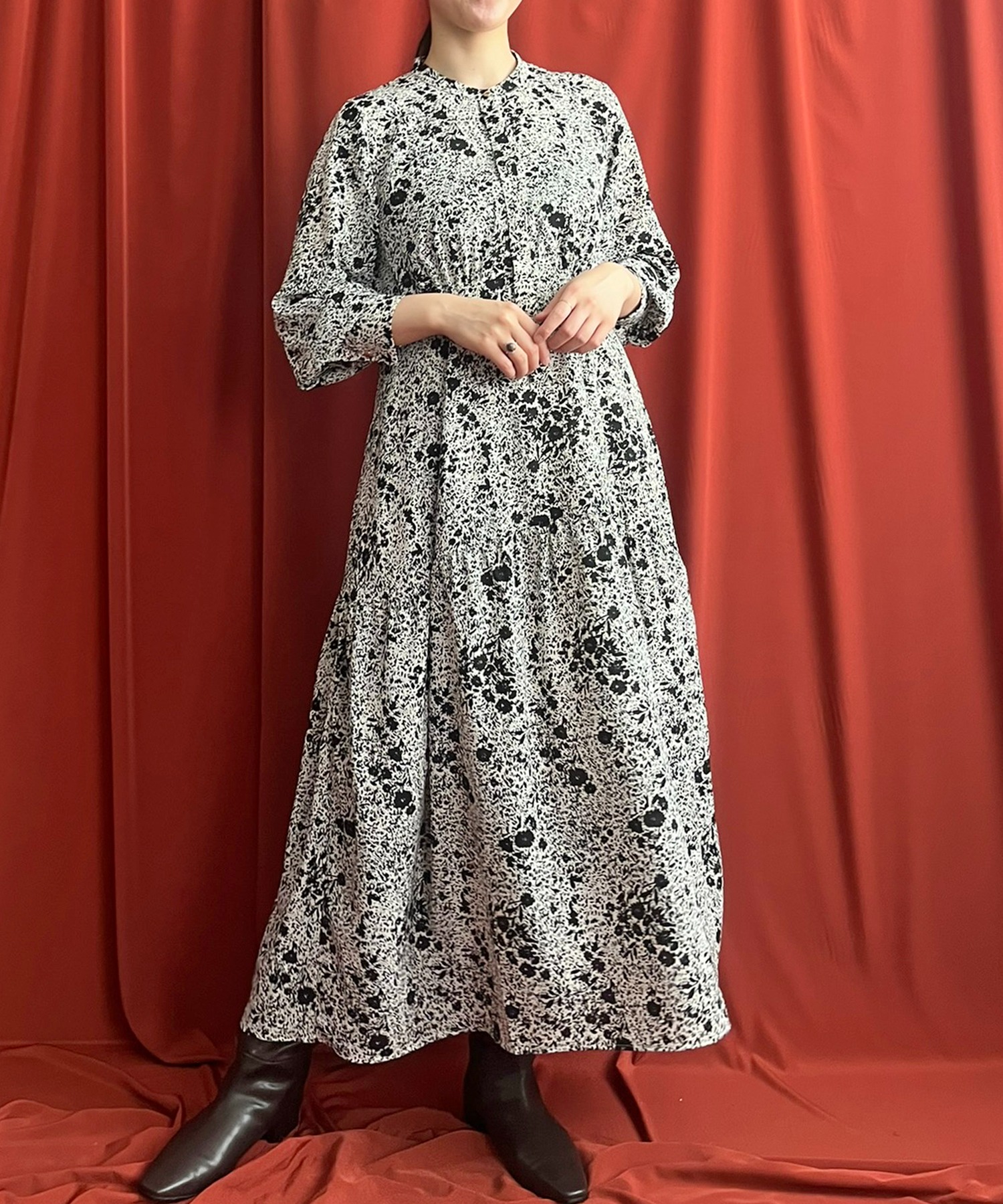 小花柄プリントワンピース LHELBIE│Eimee Law & LHELBIE 公式