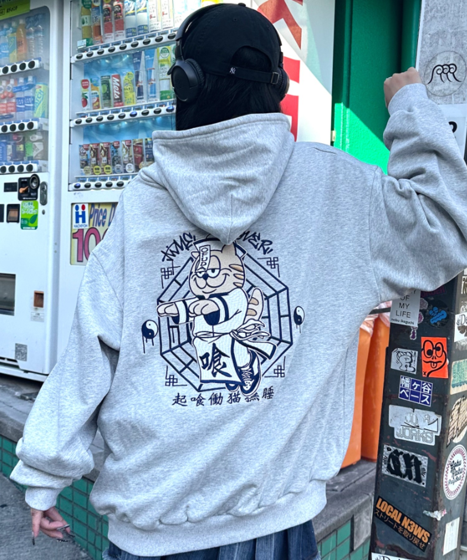 A'GEM/9 × .kom 『A'gem/エージェム』 猫キャットプルパーカー