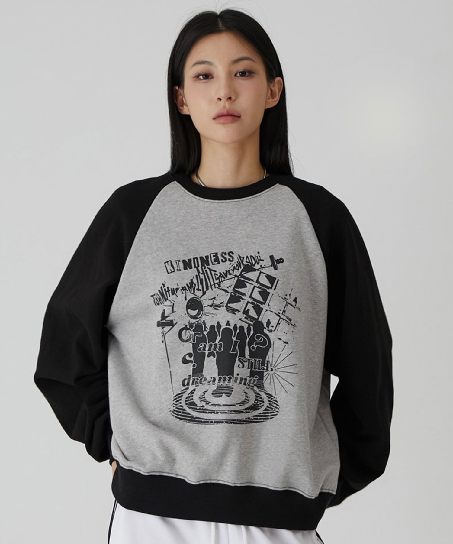 A'GEM/9 × .kom 『ACOVER/オコボ』 Dreaming Raglan Sweats shirt