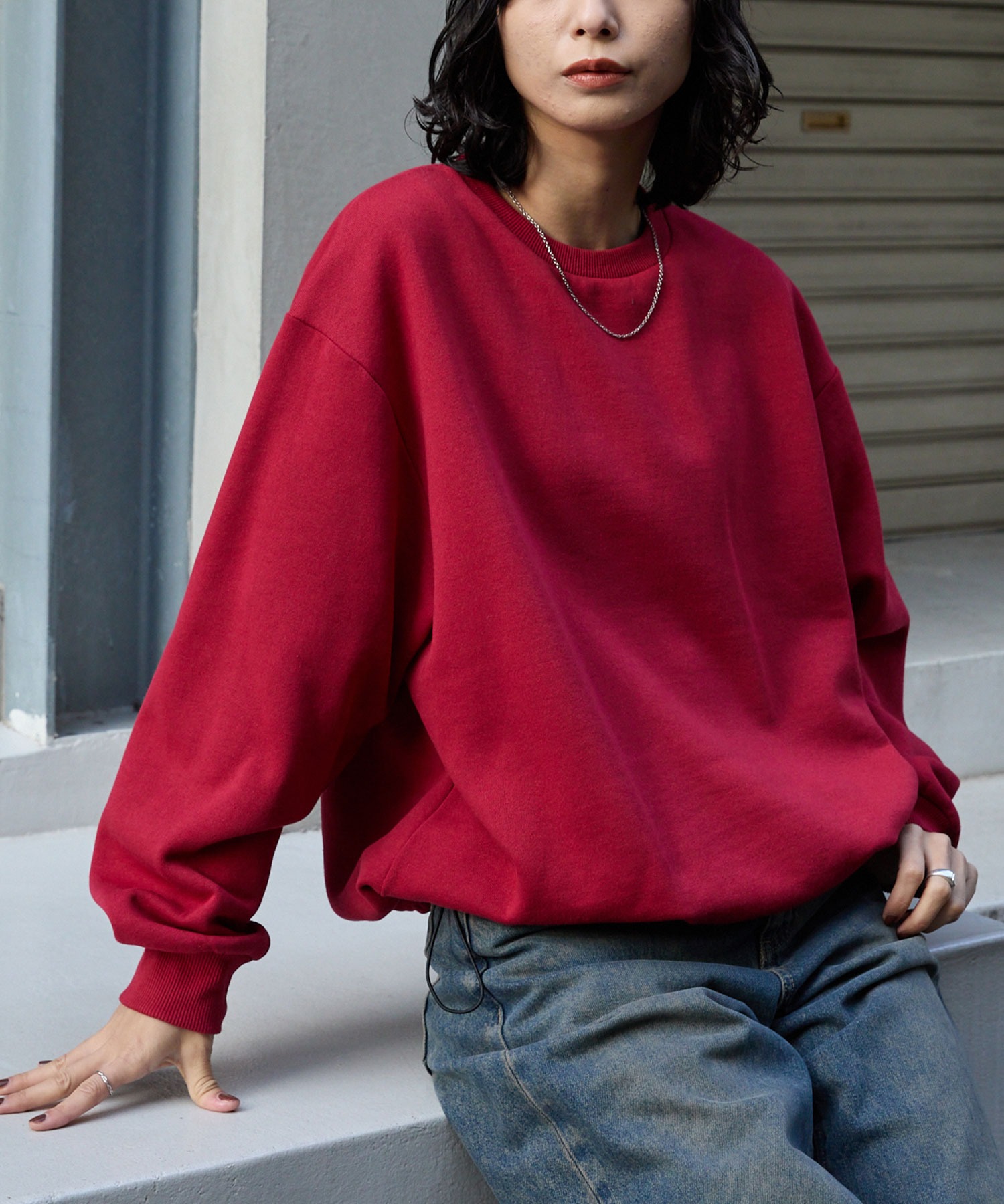 ヘビーウェイトオーバーサイズドローコードスウェット MONO-MART│MONO