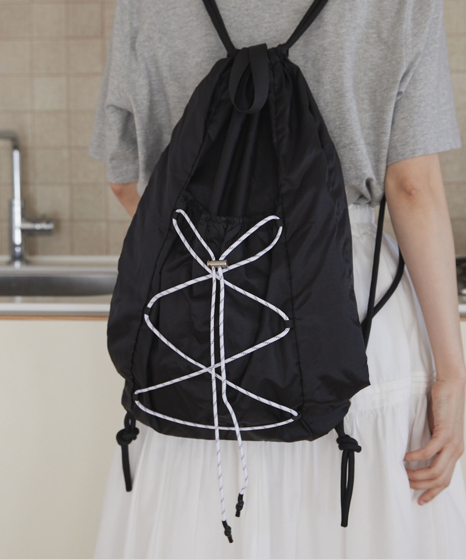 アソートデザイン ドローコード ナップサック MONO-MART LADY'S│MONO