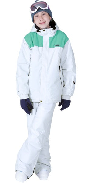 クリアランスセール] ホワイトセット限定 スノーボードウェア キッズ