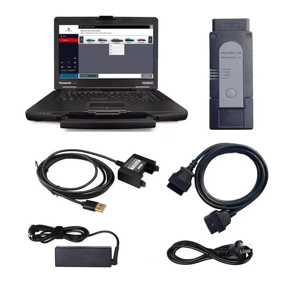 PIWIS 4 Diagnostic Tool with SSD V42.950 on Panasonic CF54