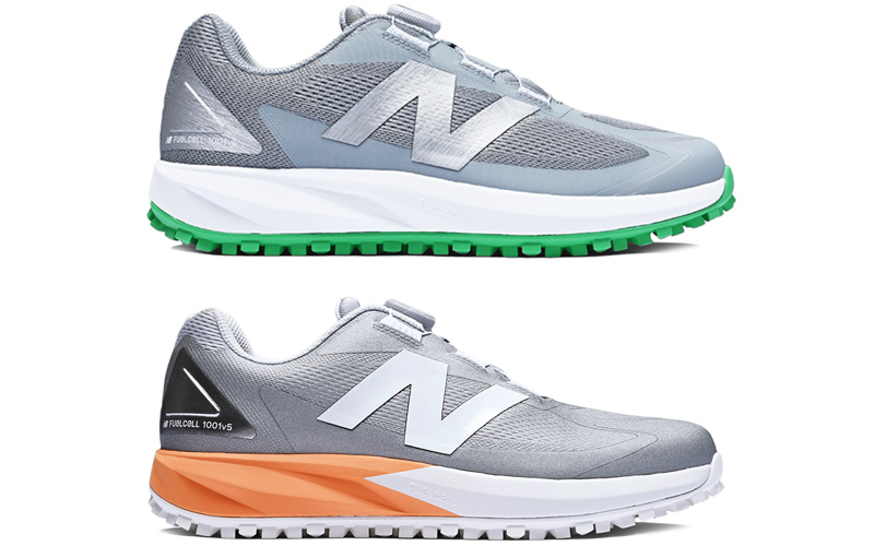 春ゴルフの足元はアクセントカラーが効いたニューバランスのスパイク
