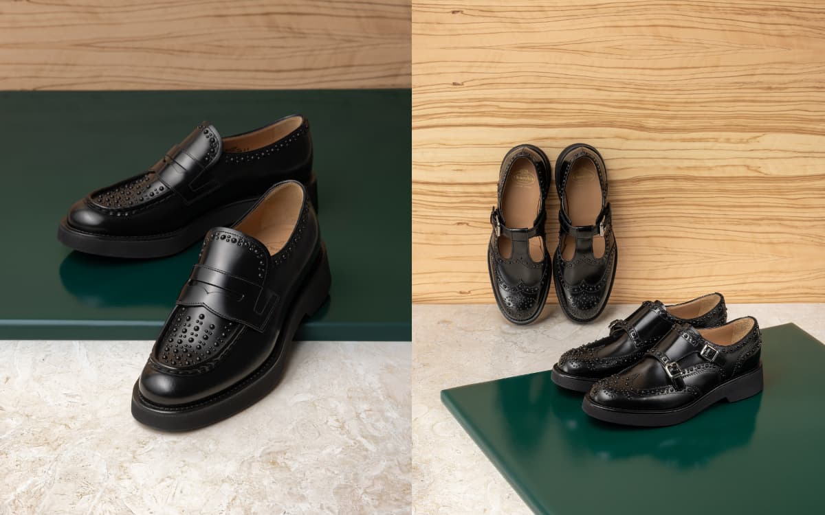 チャーチ｜ブラックスタッズが洗練モードなローファーやメリージェーン