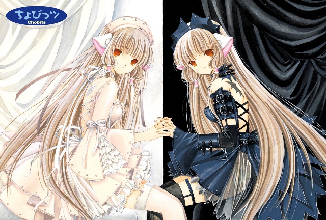 ちょびっツ」ポストカードセット（3枚入り）に封入されるもののうち1種