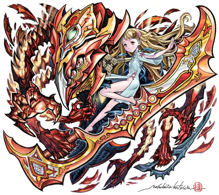 桂正和による聖杯システム・アヴァロン。(c)桂正和/集英社 (c)XFLAG