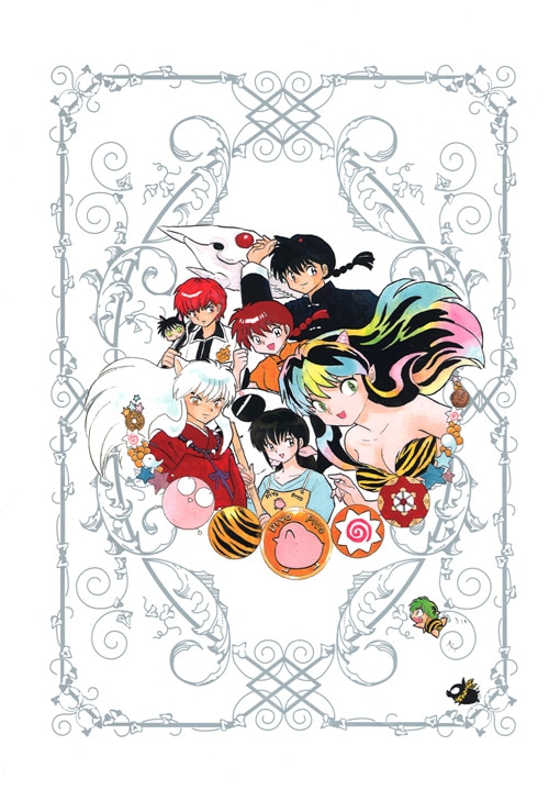 高橋留美子35周年ボックス、イラスト集の表紙と中身公開 - コミック