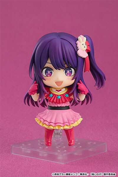 推しの子】」アイが無敵の笑顔でねんどろいど化、ウインクしたアイドル