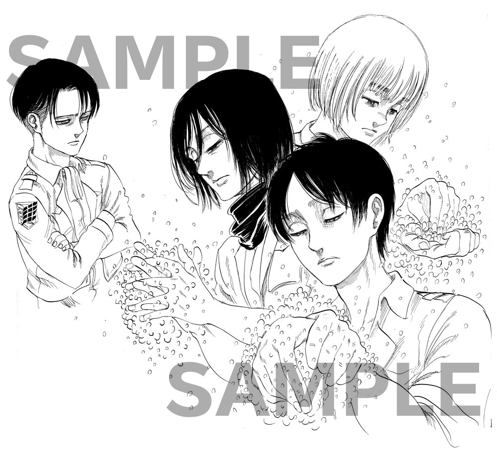 諫山創「進撃の巨人」の色紙。 [画像ギャラリー 1/7] - コミックナタリー