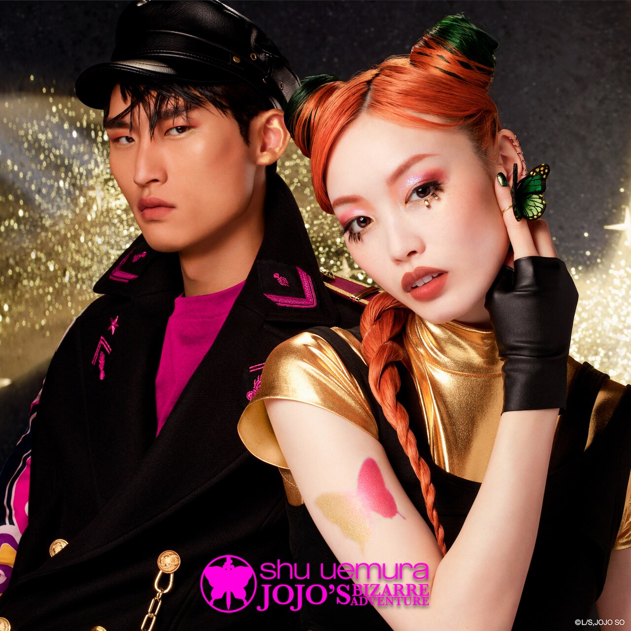 ジョジョ」6部×シュウ ウエムラ、徐倫モチーフのハート型アイシャドウ