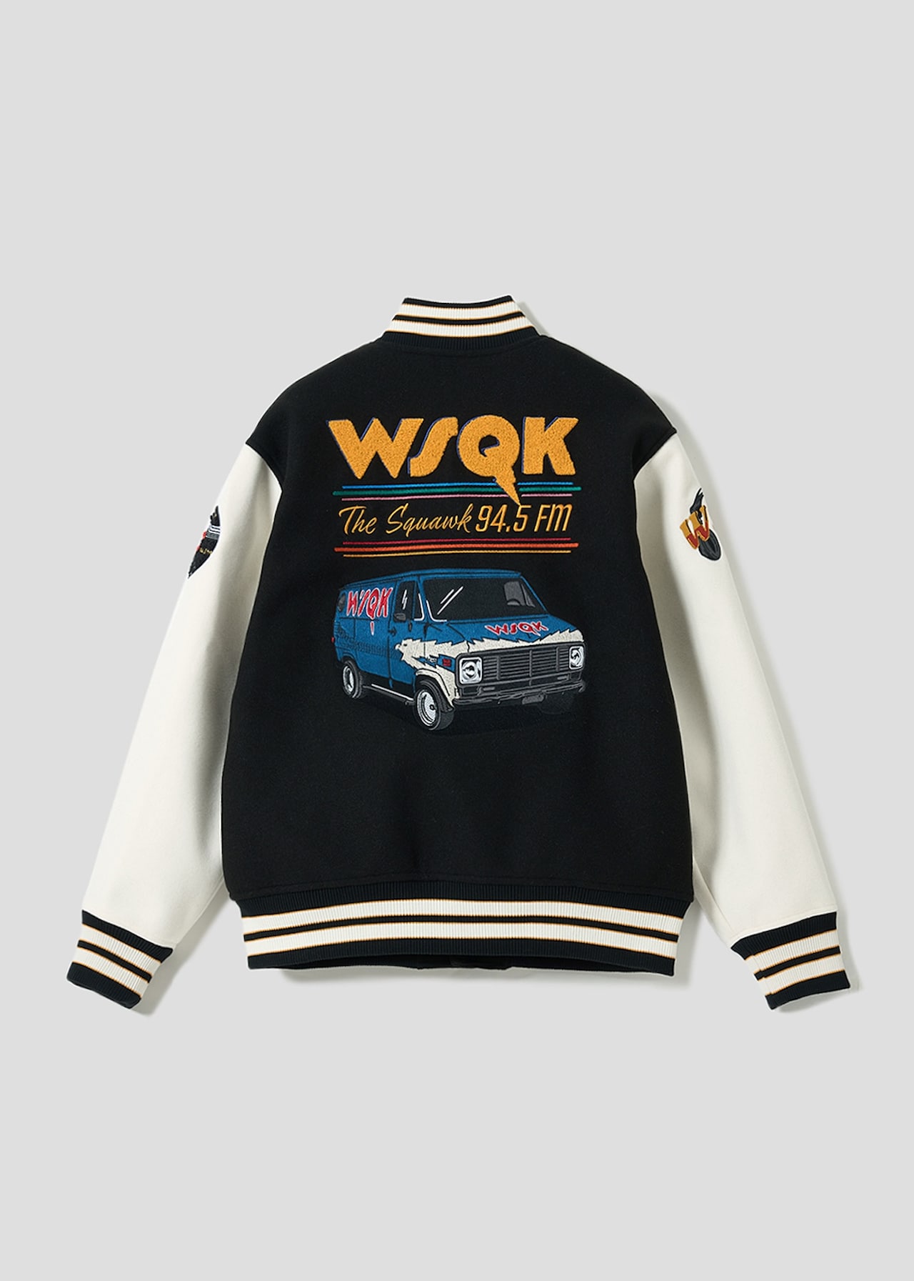 ストレンジャー・シングス 未知の世界」The SQUAWK｜スタジャン（背面