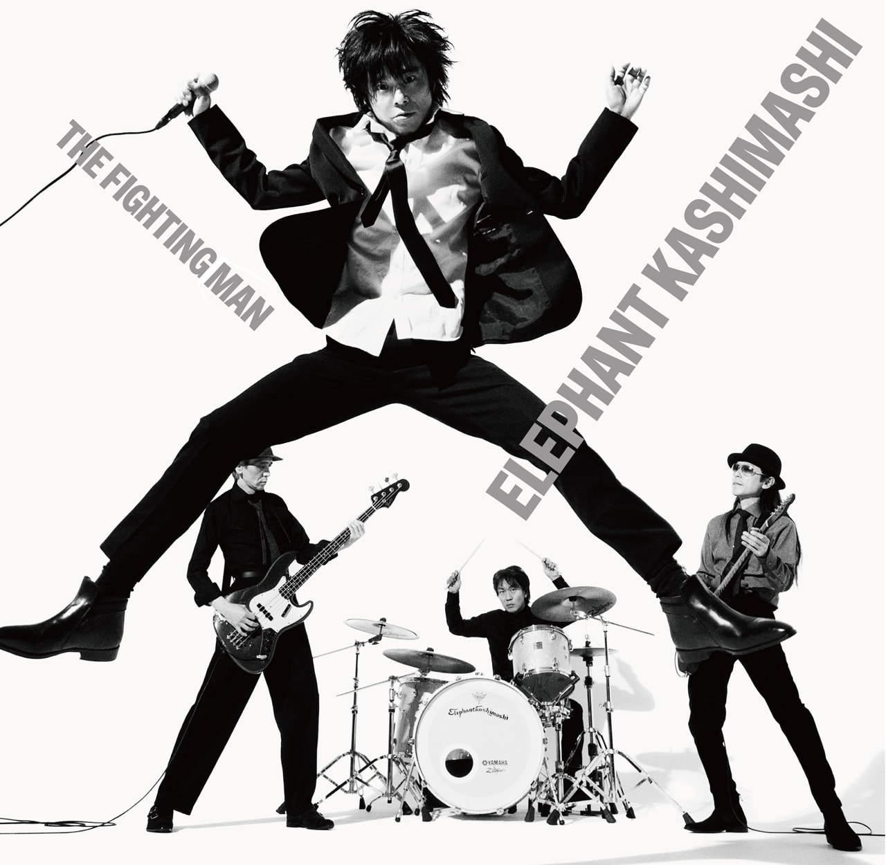 宮本浩次が跳ぶ！エレファントカシマシ、ベスト盤ジャケ＆30周年ロゴ