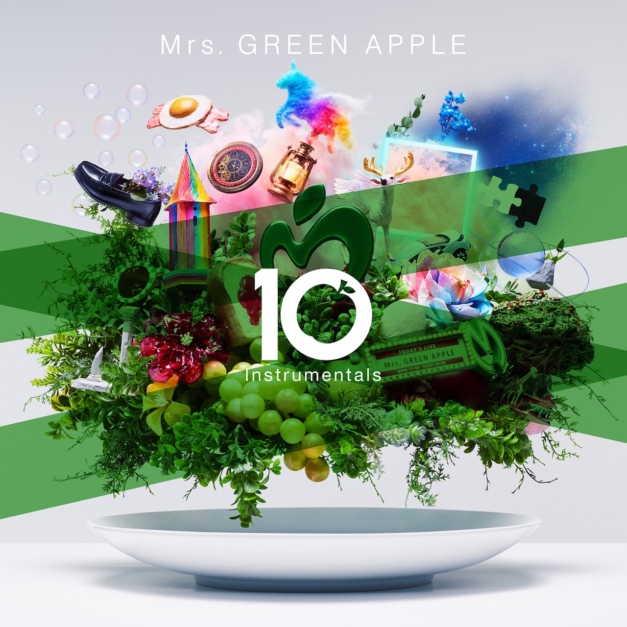 Mrs. GREEN APPLE、ベストアルバム「10」インストゥルメンタル盤を配信