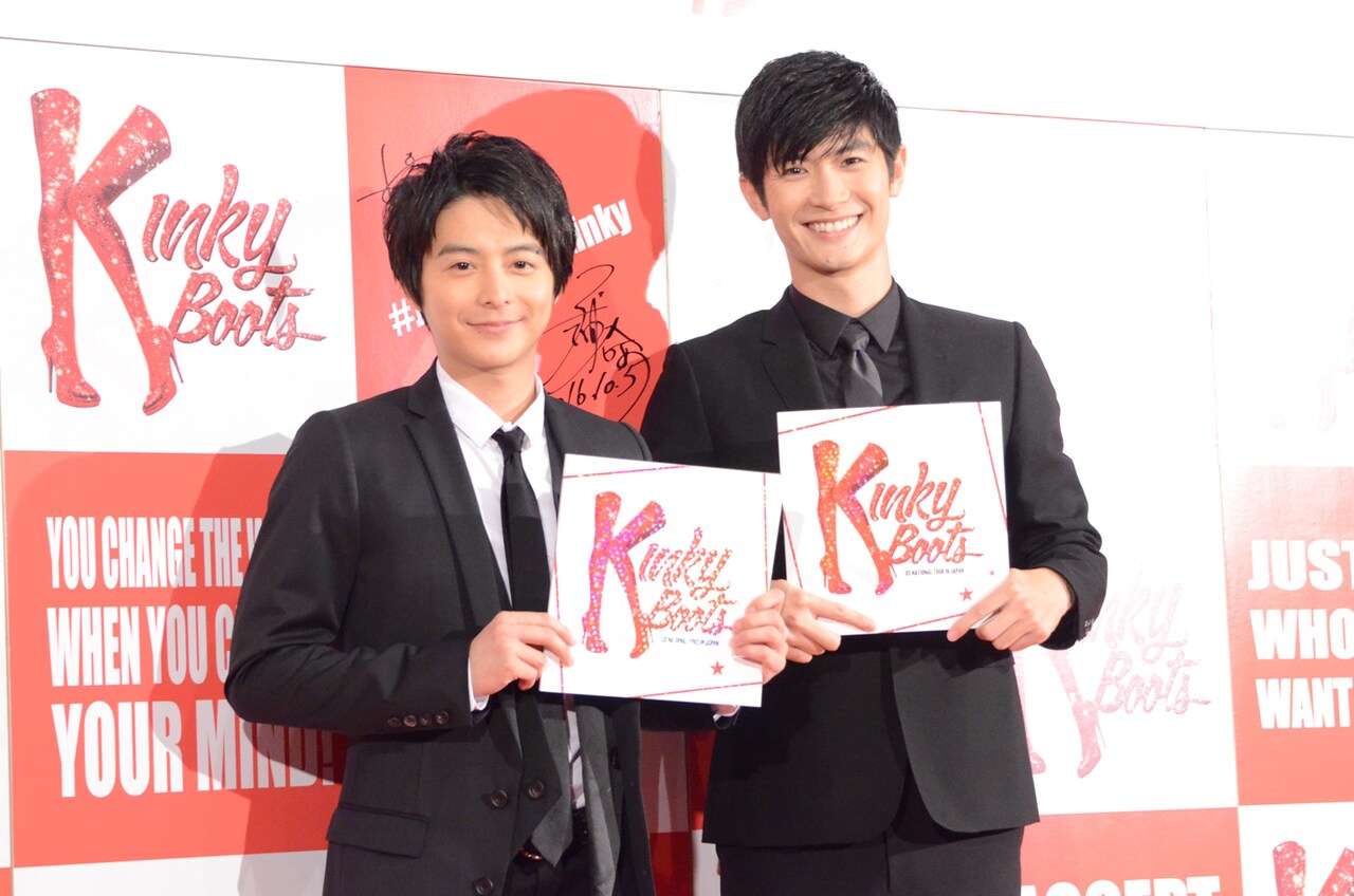 キンキーブーツ」来日版に小池徹平＆三浦春馬来場「先陣切って楽しみ