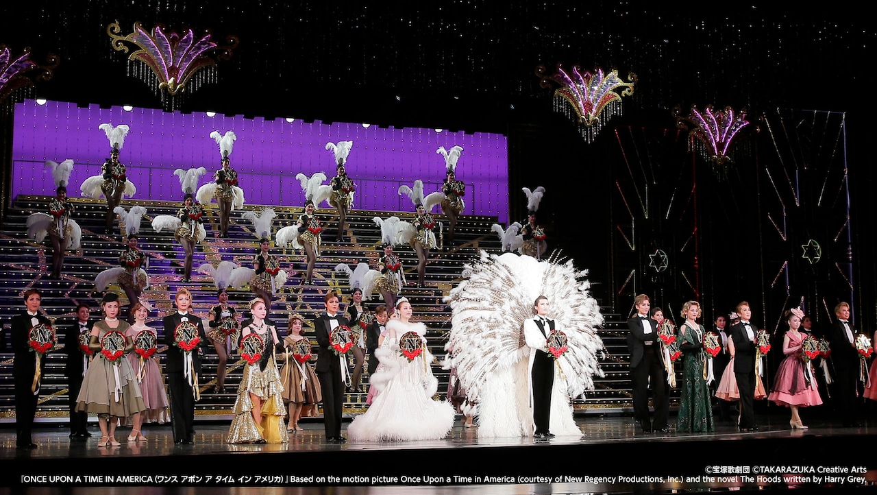 宝塚雪組「ONCE UPON A TIME IN AMERICA」大劇場千秋楽の一部をライブ