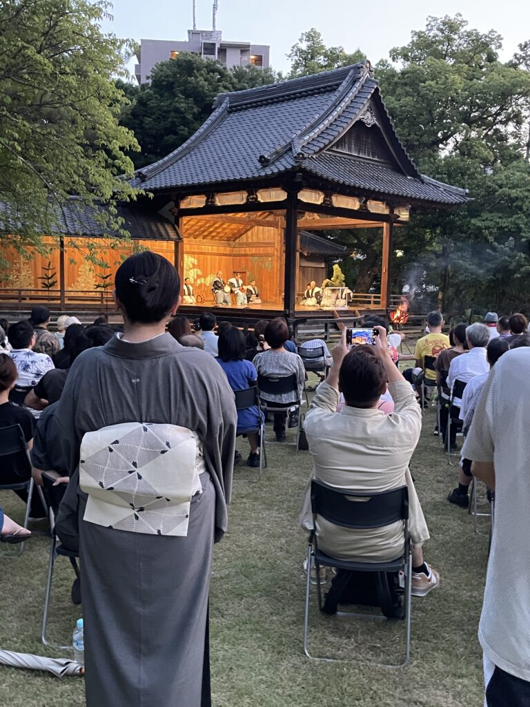 熊本、夏の能楽／ 出水神社 『薪能』 - オフィスエム