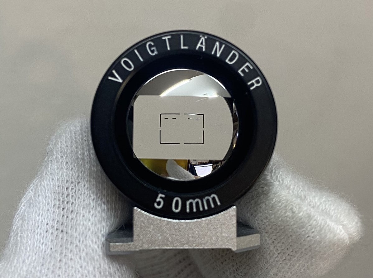 Voigtlander 50mm ビューファインダー Black – まるかめら