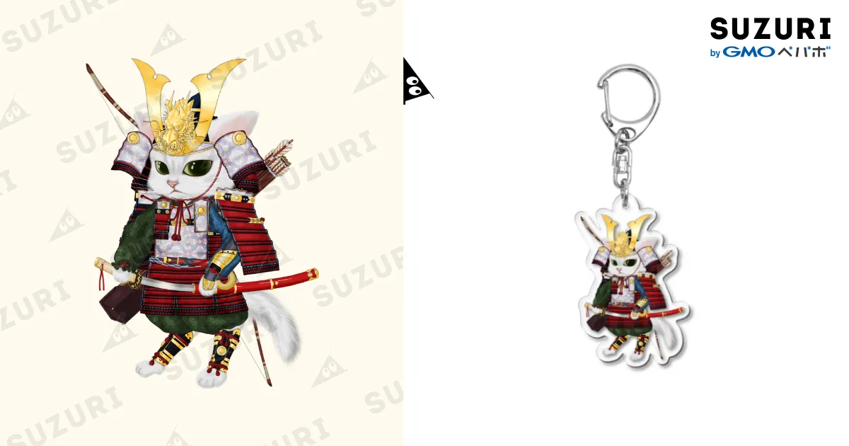 源平戯画 : 源義経 / ねこや久鶻堂 ( qkotsudo )のアクリル