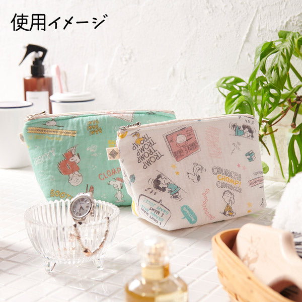 おかいものSNOOPYオリジナル】白雪友禅ポーチ/Sound