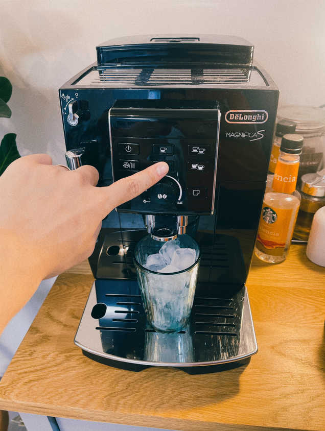 デロンギのコーヒーメーカー（マグニフィカS）でおすすめのアイス