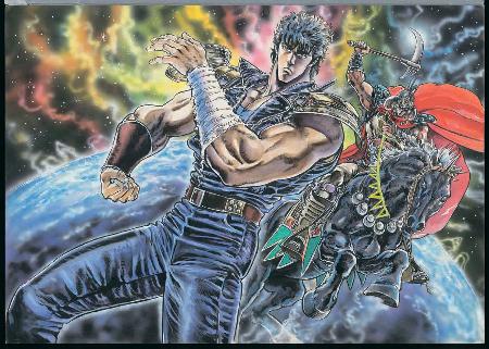 北斗の拳ラオウ巨星落つ!!北斗の拳大原画展キャラファインボードP6