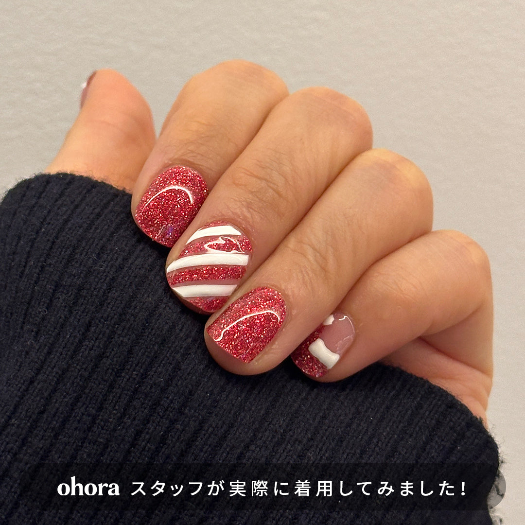 N Santa Cane | セルフジェルネイルのohora公式 – ohora jp