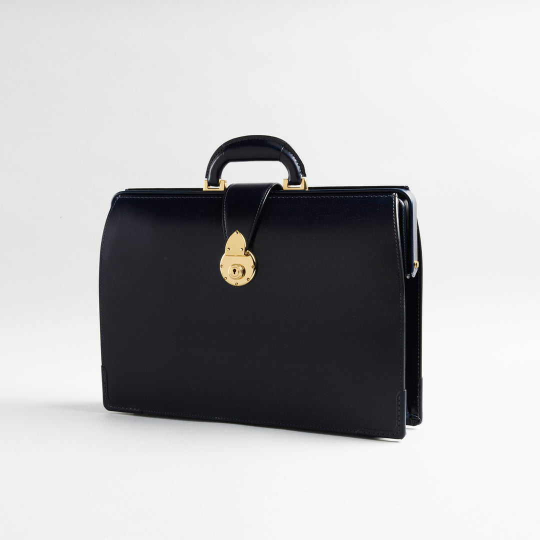 0953-2-BRD】『スリム・ダレス』ダレスバッグ1気室(ブラック) – 大峽製鞄