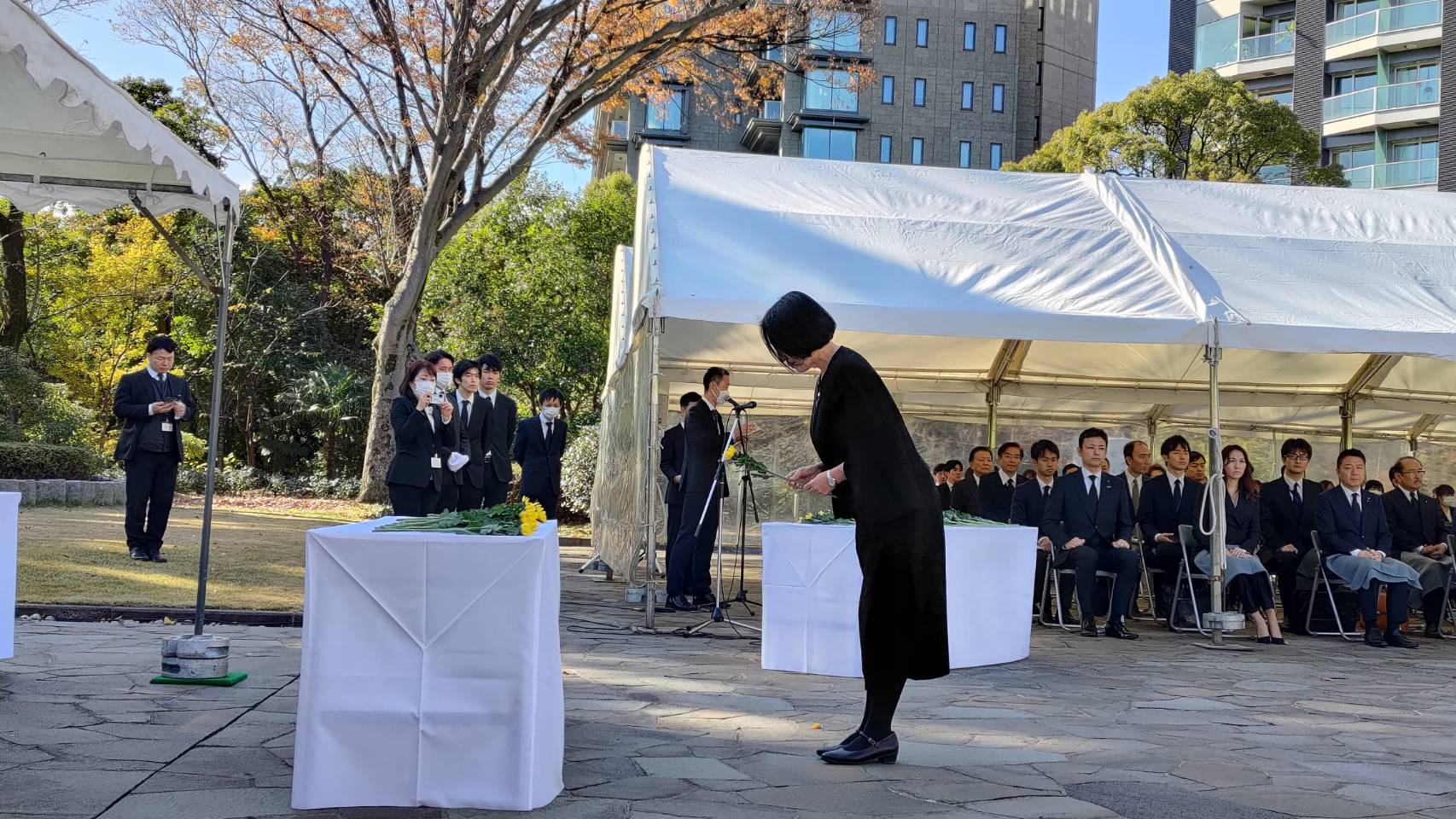 12月12日(木) 硫黄島戦没者遺骨引渡式 | 大椿ゆうこ Official Site