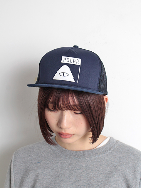 POLeR】SUMMIT MESH TRUCKER CAP 'Navy' - 毎日を楽しく豊かにする洋服