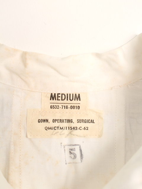 60s US ARMY OPERATING SURGICAL GOWN-OIKOS 毎日を楽しく豊かにする