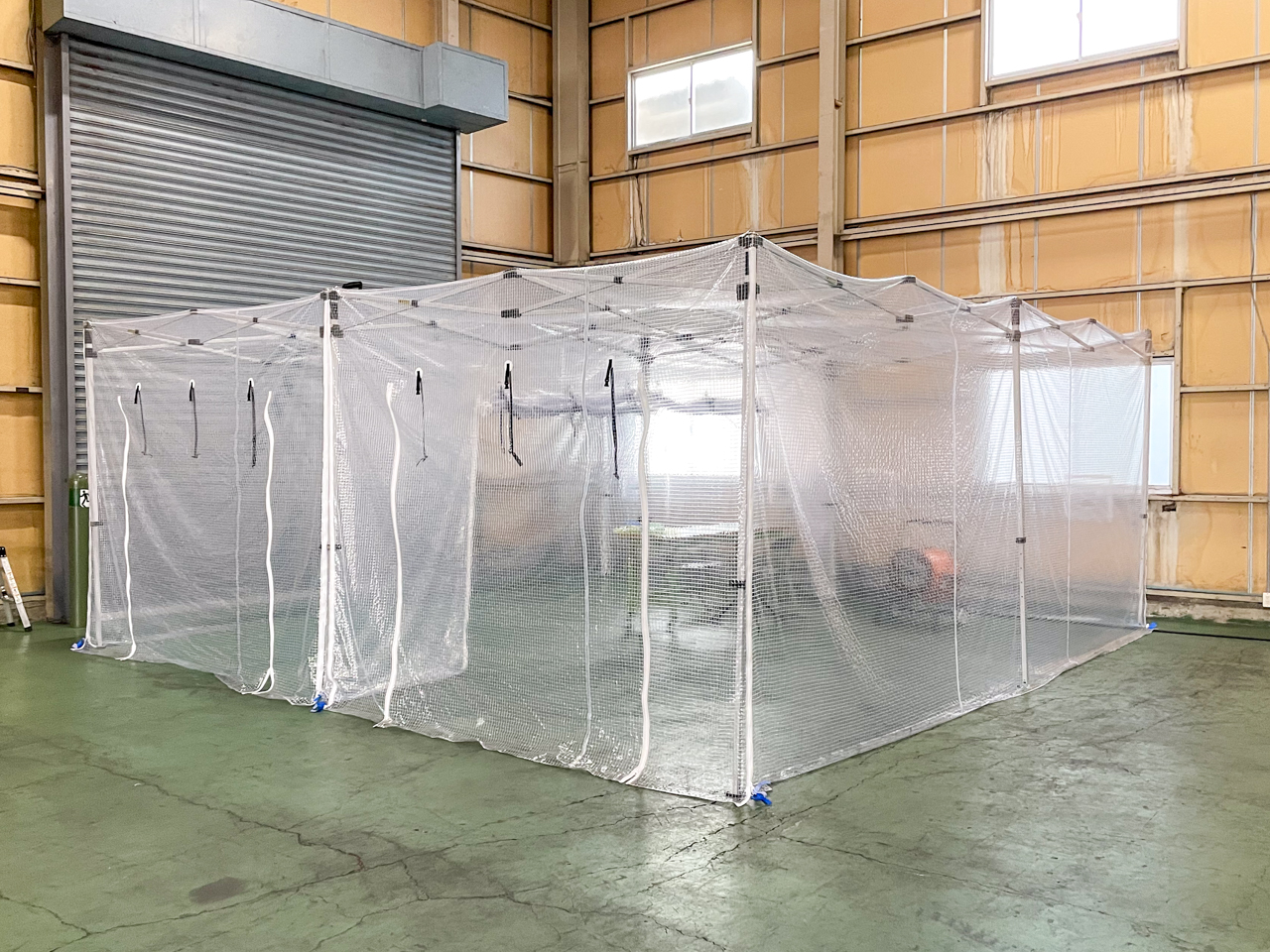 ワンタッチビニールブース | オオハシテント－滋賀県を拠点にテント