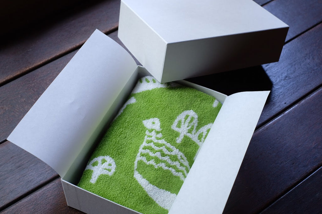 富山もようギフトボックス フェイスタオル1枚・フェイスタオル1×ハンド