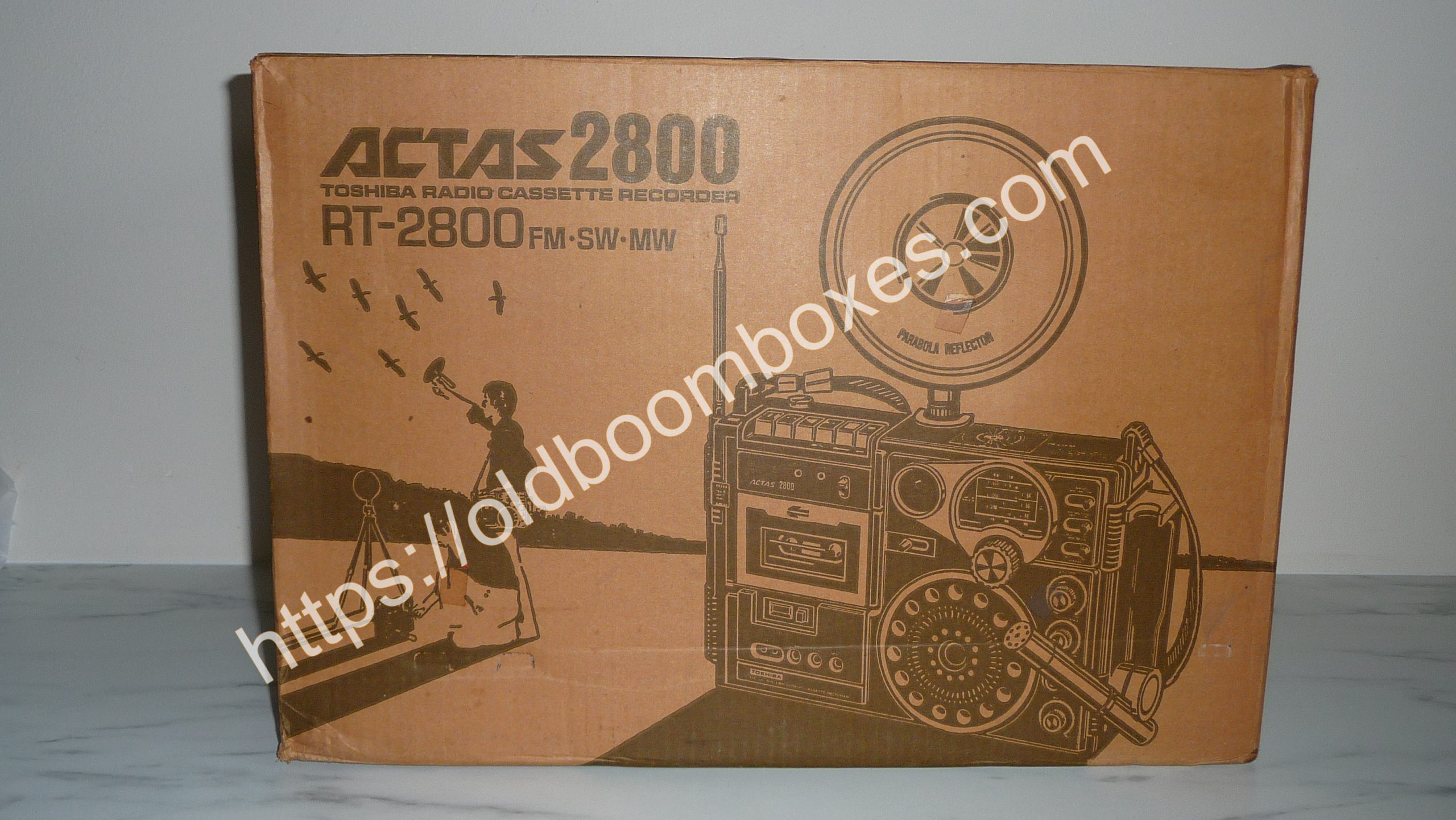 TOSHIBA RT-2800 3 Band Radio Cassette Recorder - Old Boomboxes