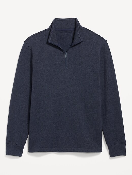 Sweater-Knit Quarter Zip | Old Navy