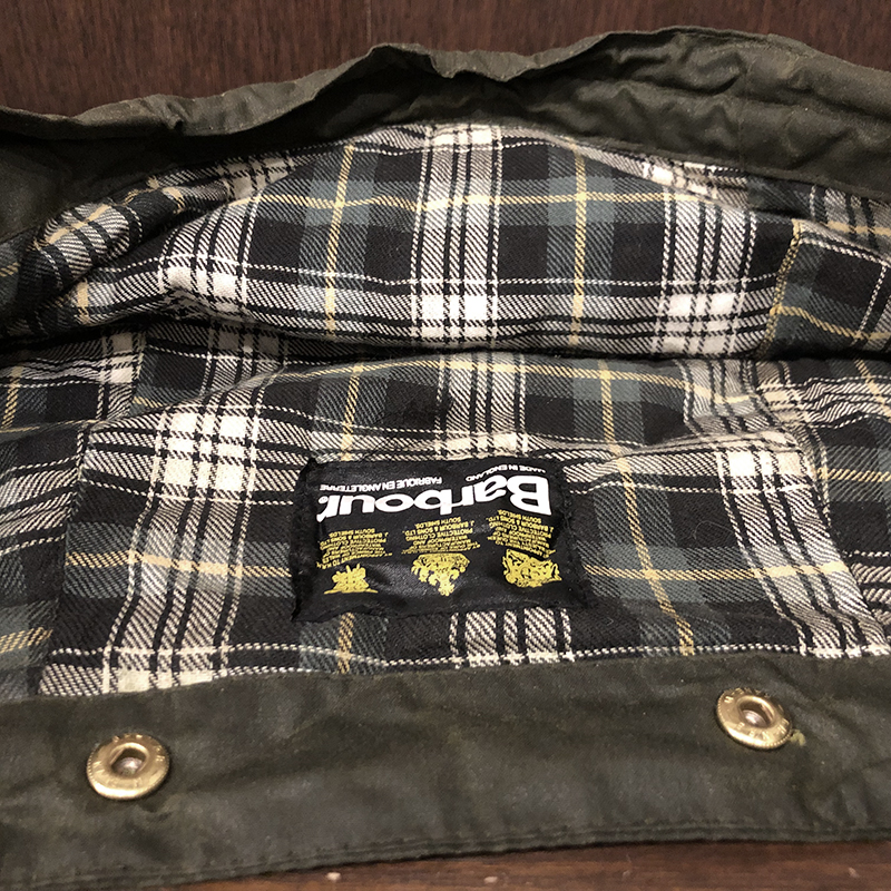 デッドストック】Barbour A128 HOOD バブアー フード ラージ Barbour